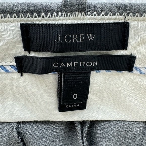 J.Crew Cameron Slim Crop Pants in Grey - Size 0 - Picture 6 of 6